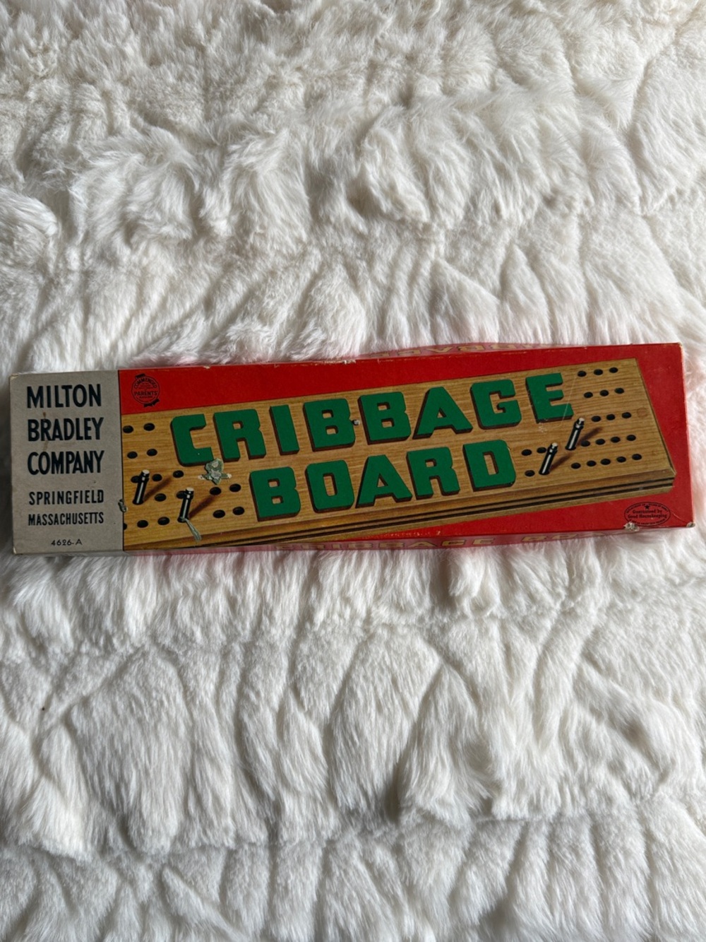 Vintage Milton Bradley Cribbage Game